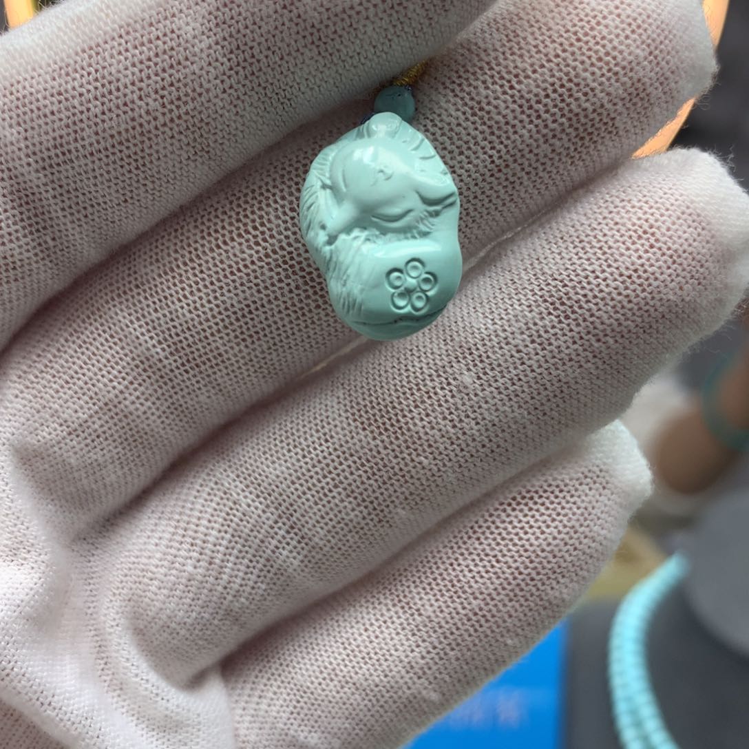 绿松石挂件未镶嵌