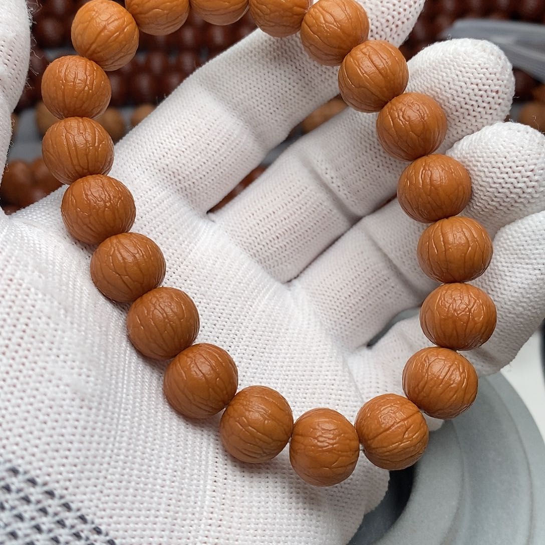 手串猴头核桃北***起〖同树籽〗12.4边度高同尺聚宝盆