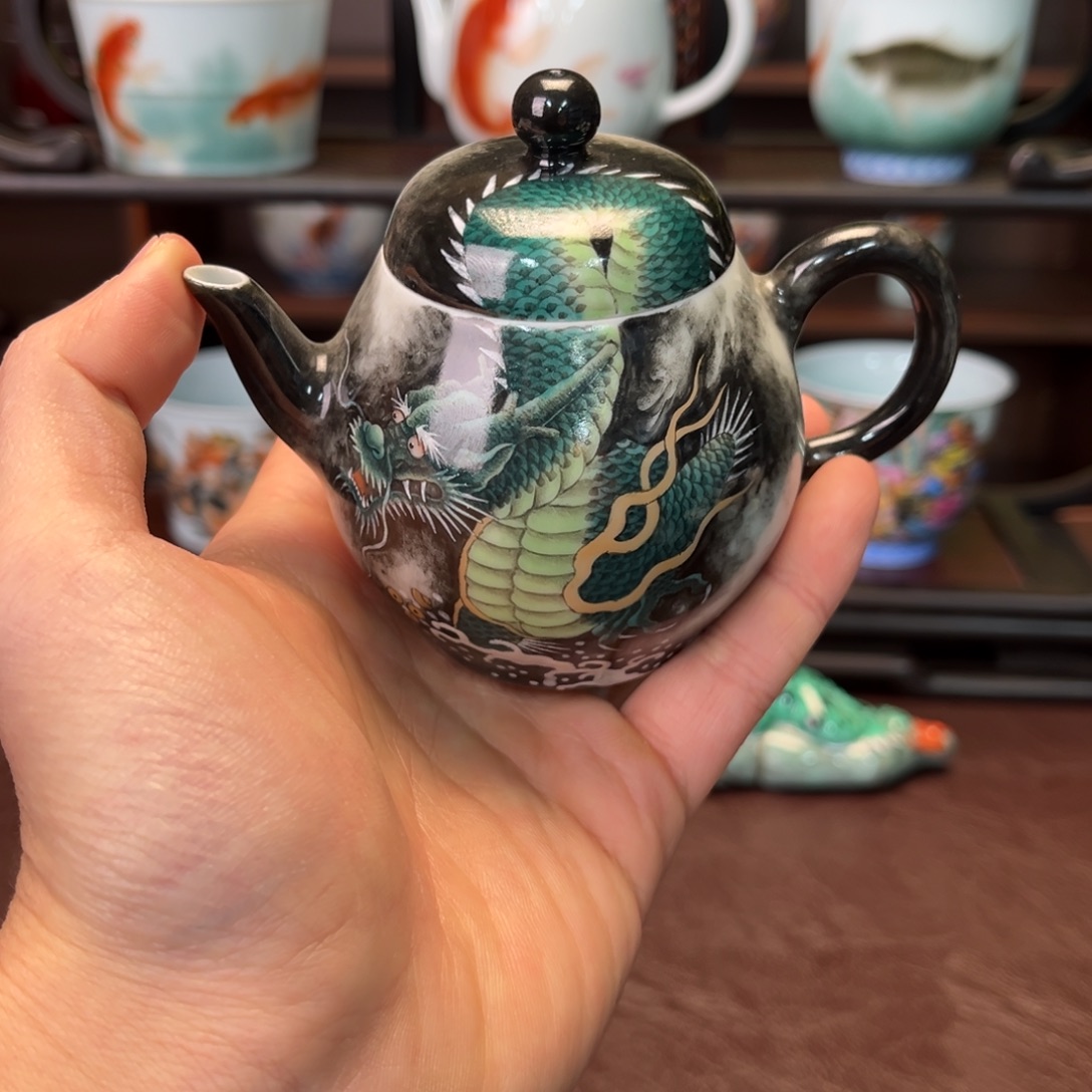 杯子陶景德镇陶东方陶瓷杯子壶盖碗