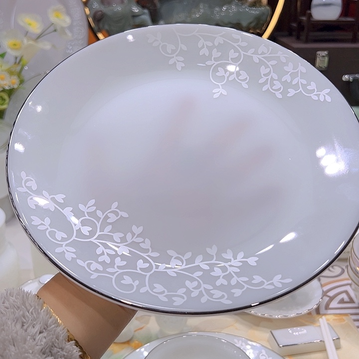 10寸西餐盘暗香浮动单拍