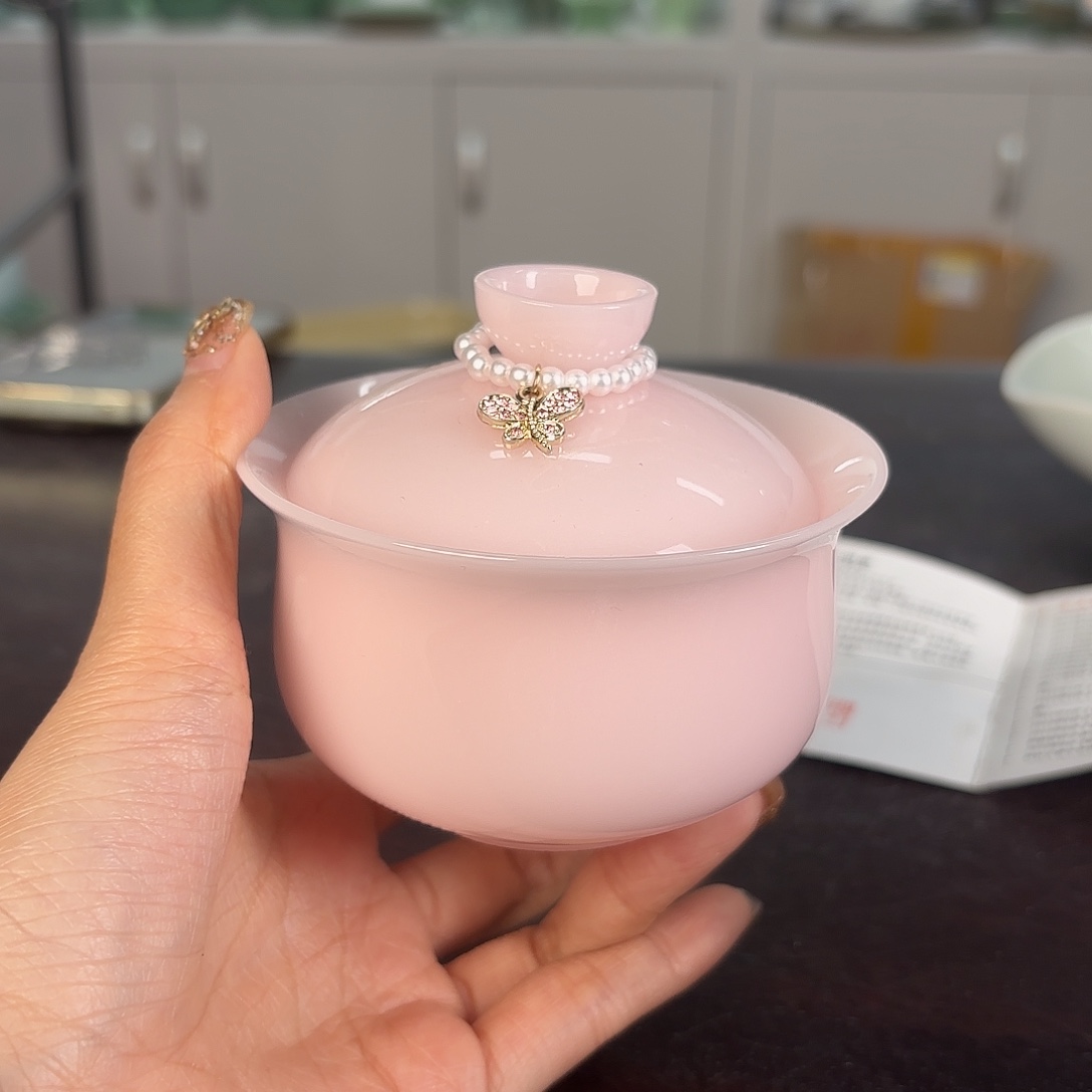 龙泉云间青瓷小米茶器