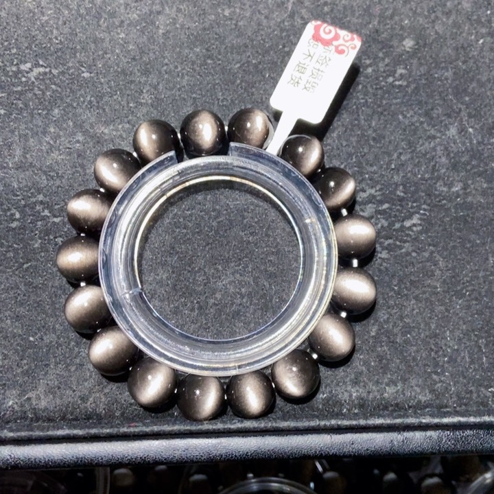 黑曜岩手串未镶嵌啊*.