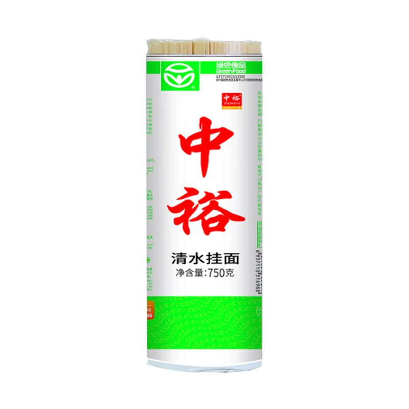 中裕清水挂面750g