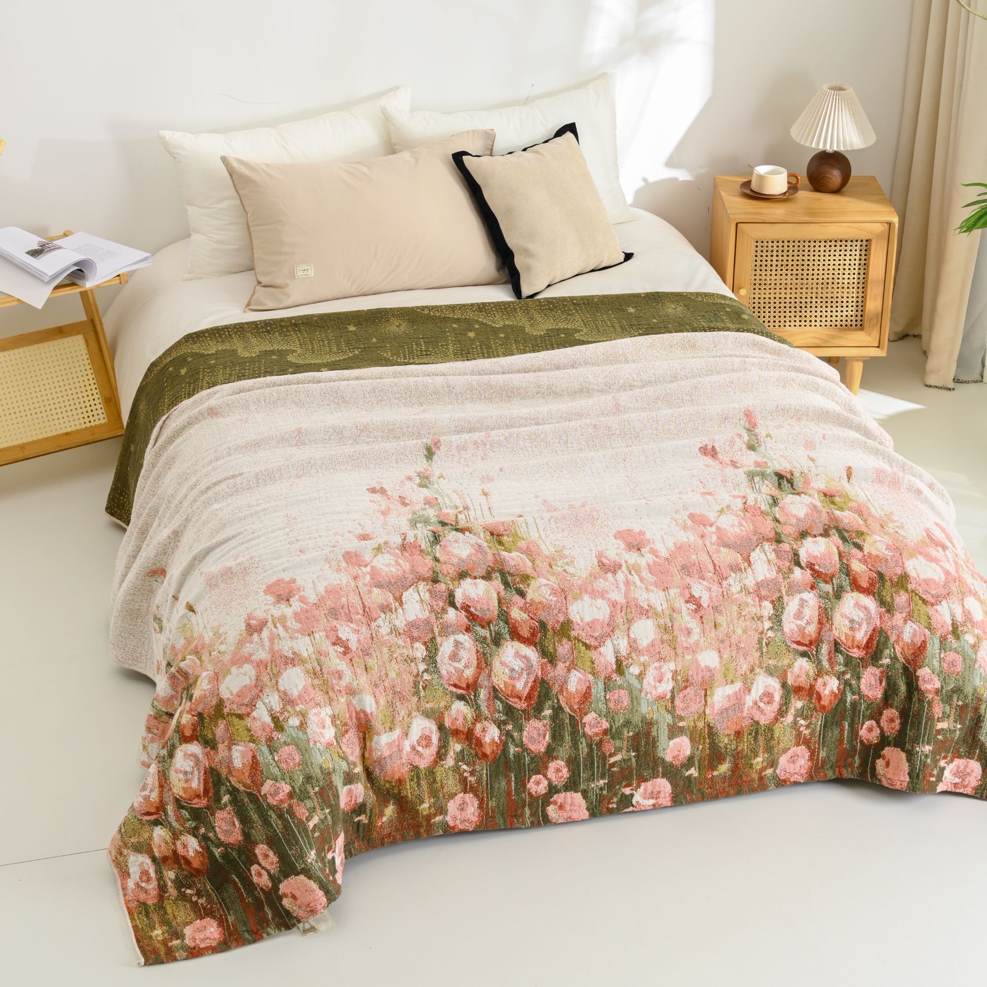 郁金香200*230加厚舒适床盖