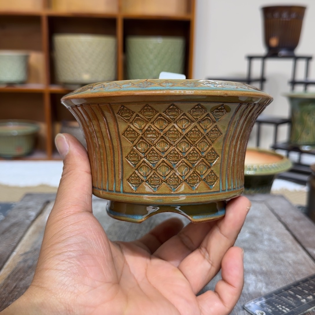 手工花盆 086 内口口径 10.8cm 