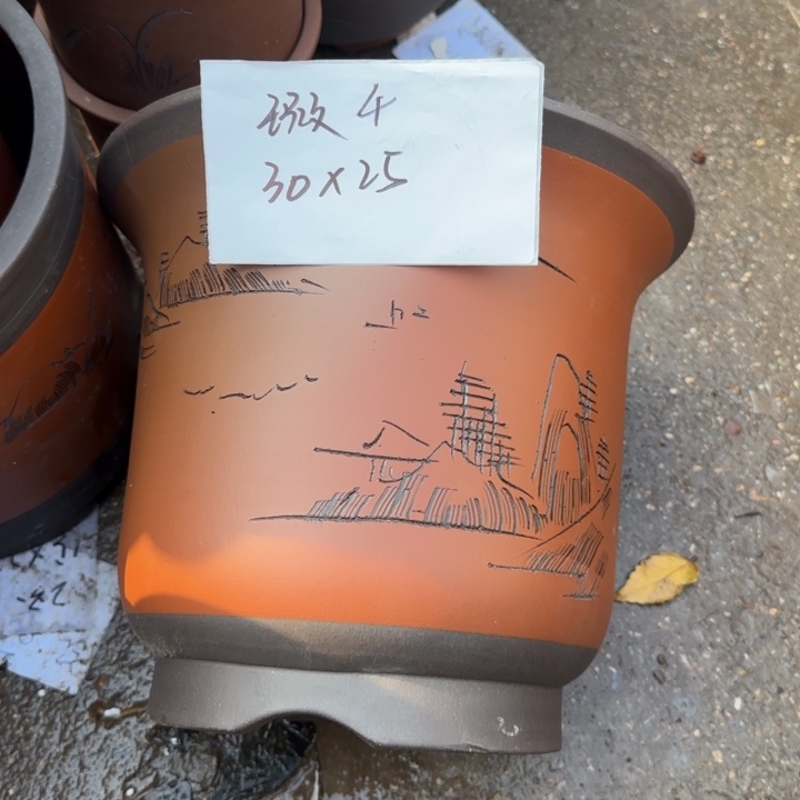 紫砂花盆特价商品