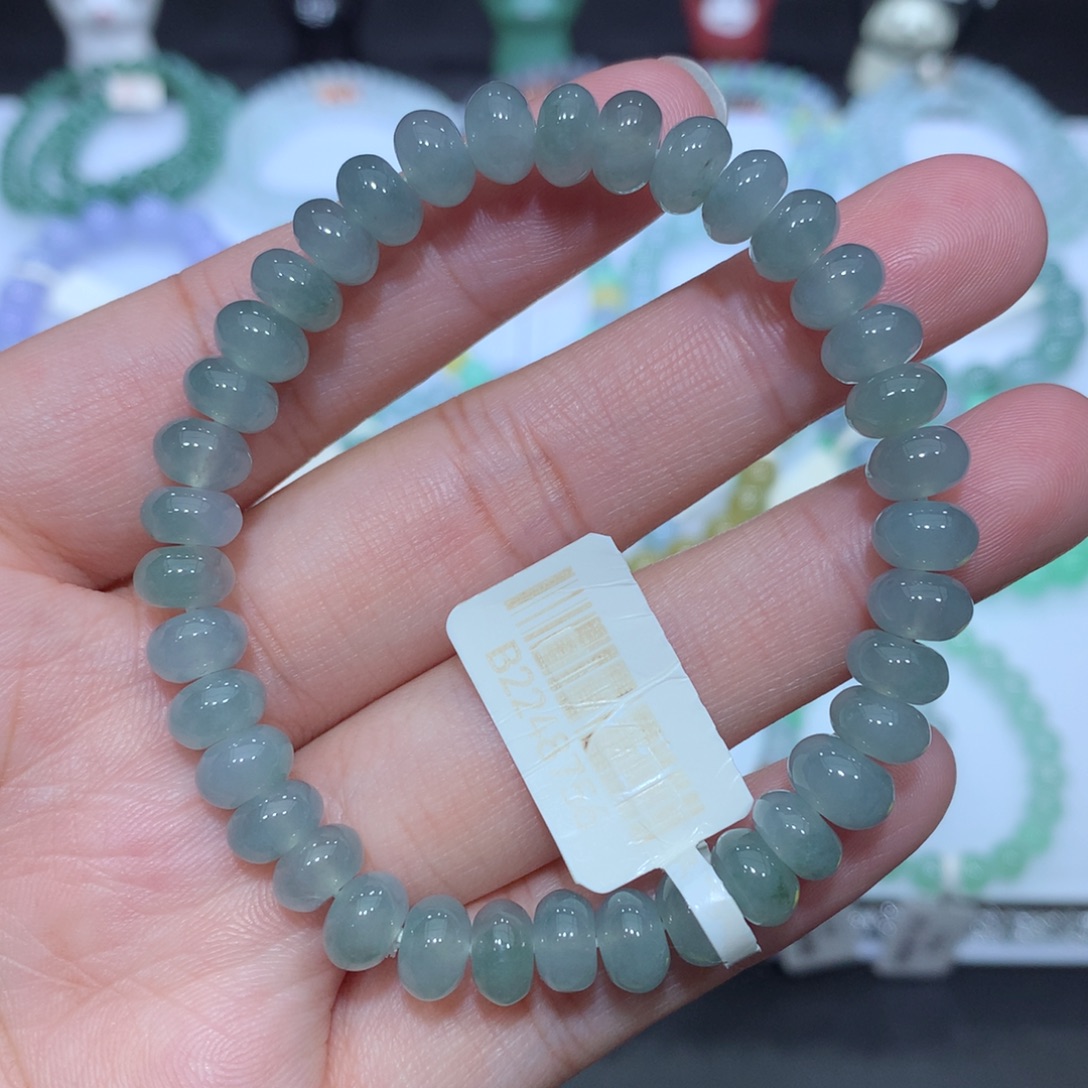 翡翠未镶嵌手串天然