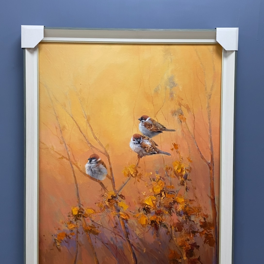 故*哥手工手绘精品油画60+80带框