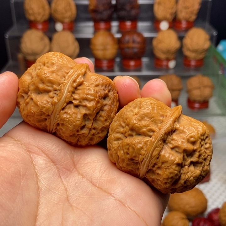 文玩核桃把件香妃元宝蟾21