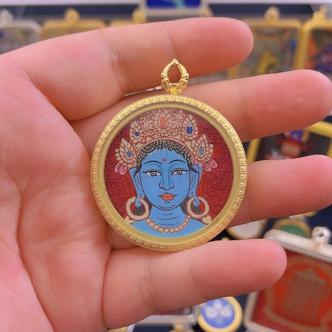 青海热贡纯手绘唐卡