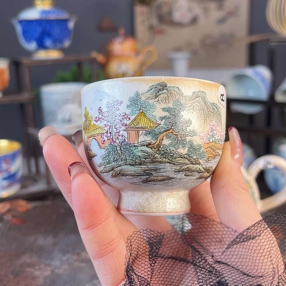 杯景德镇陶瓷茶杯多人