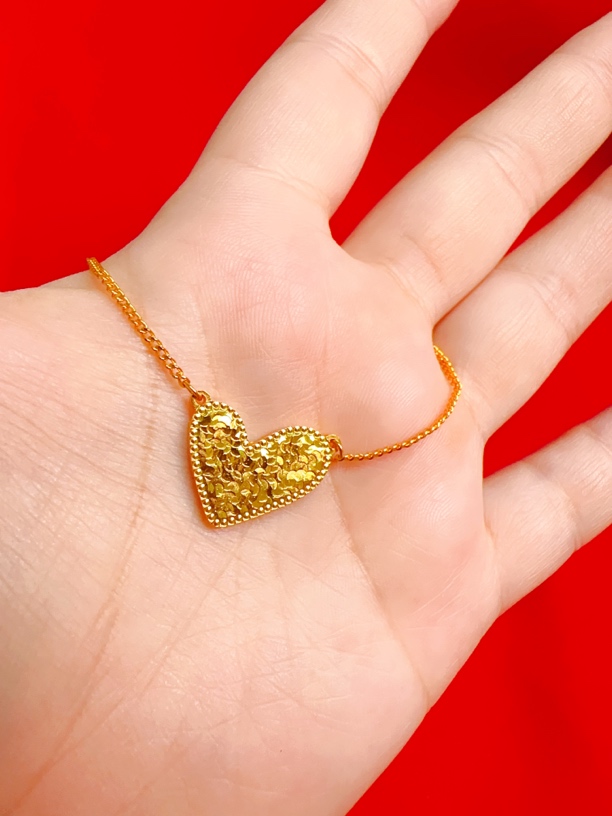 合金项链 MG 时尚爱心项链  0.15g