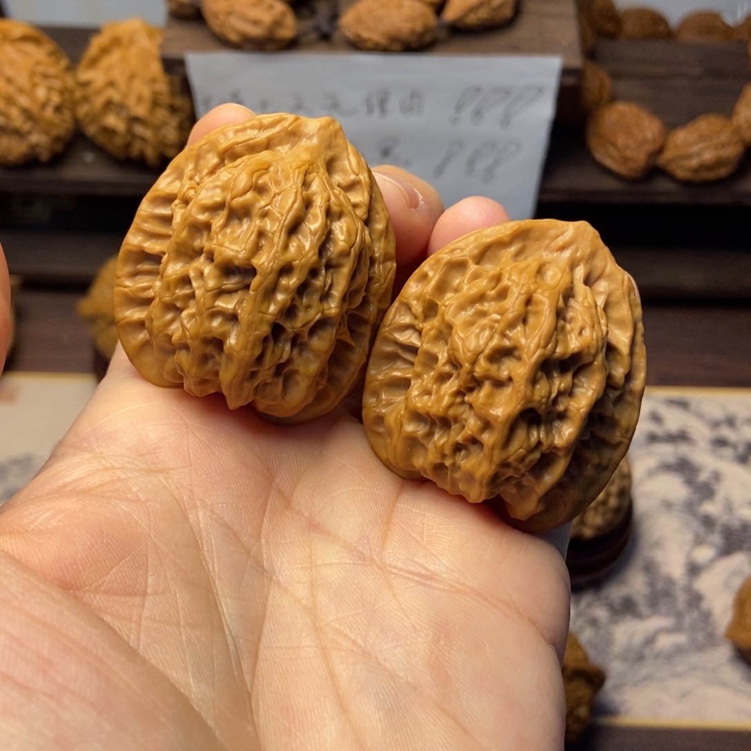 把件文玩核桃原桩佛肚39