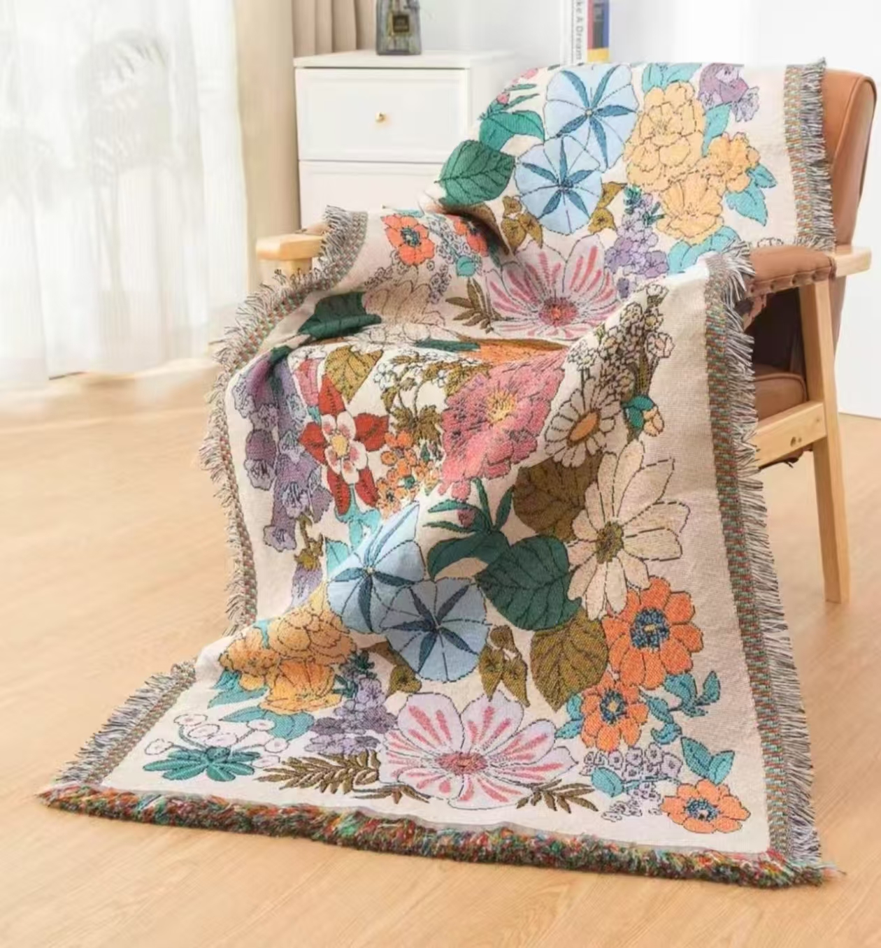 【国色天香】90*240加厚加密升级款两人座沙发巾