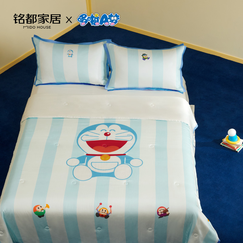 MIDOHOUSE（断码立减）「奇妙冒险」哆啦A梦联名夏凉被四件套空调被
