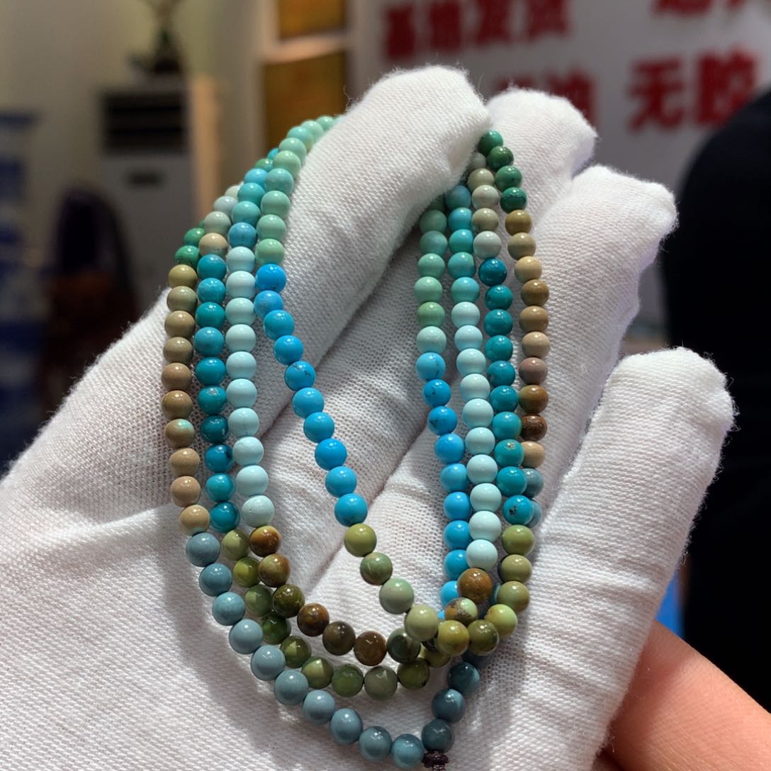 绿松石长链未镶嵌