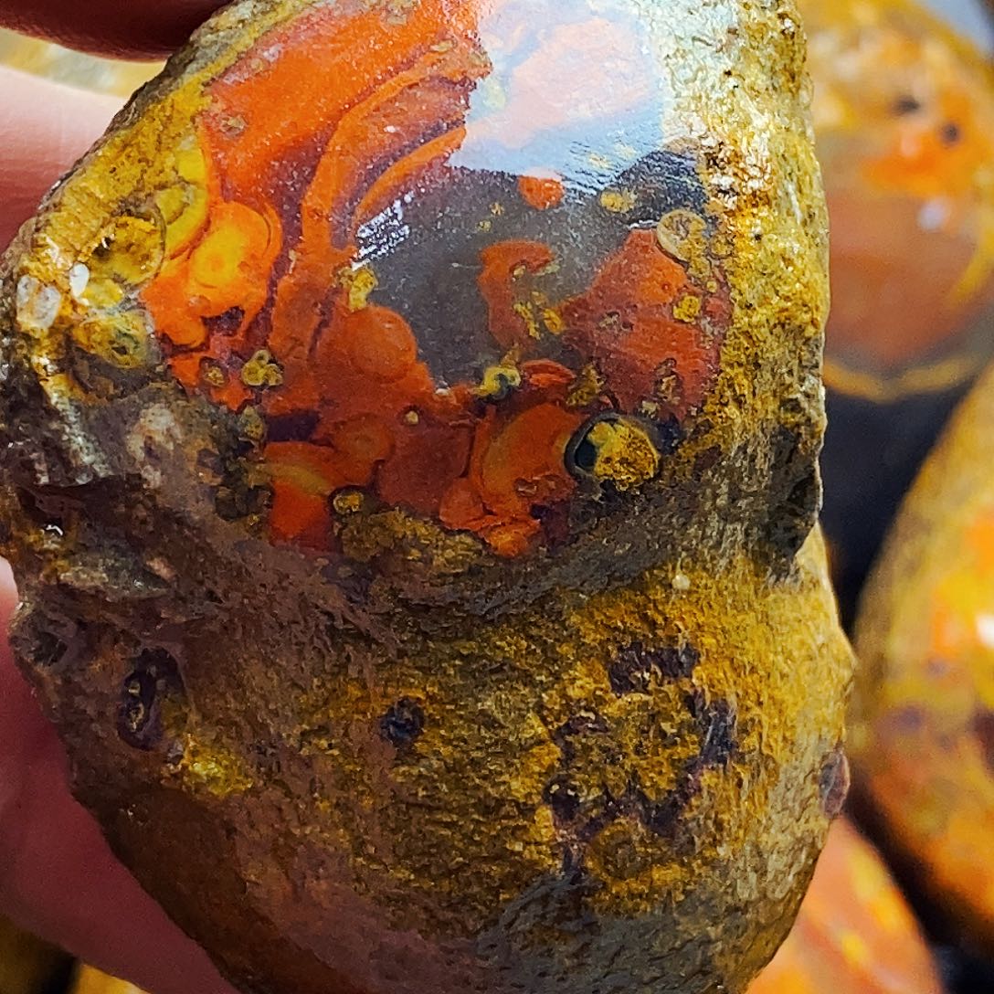 农***拳定制玛瑙足银镀金镶嵌战国红