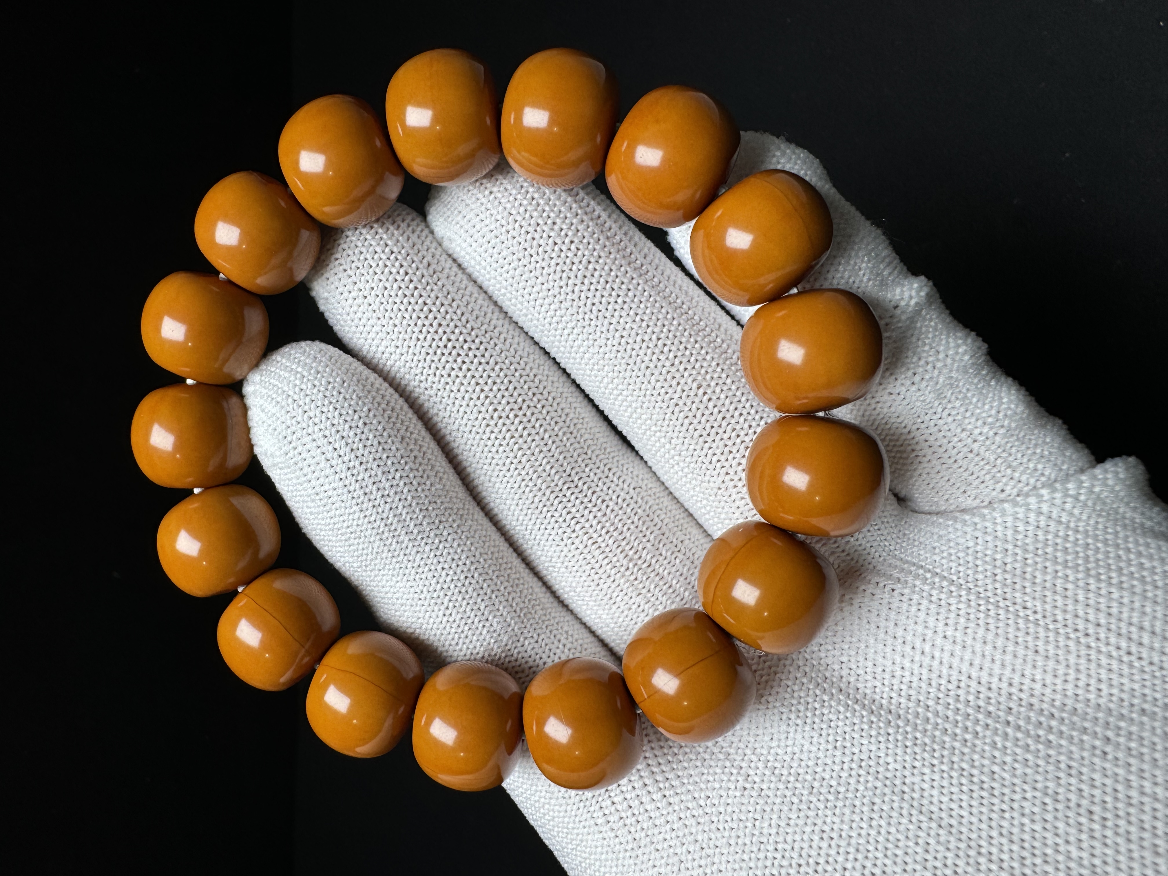 【老型光珠】精品猴头核桃老型光珠手串