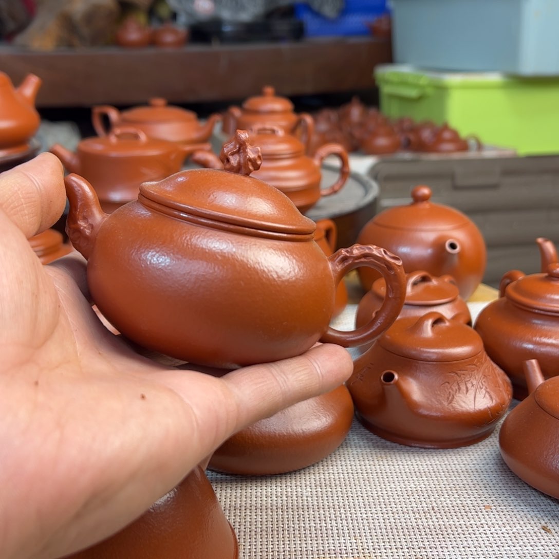 紫砂壶枫**了全手工制作太湖石