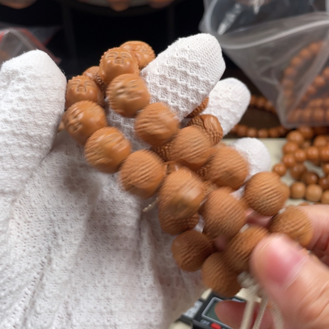 猴头核桃手串宝宝佛泛油