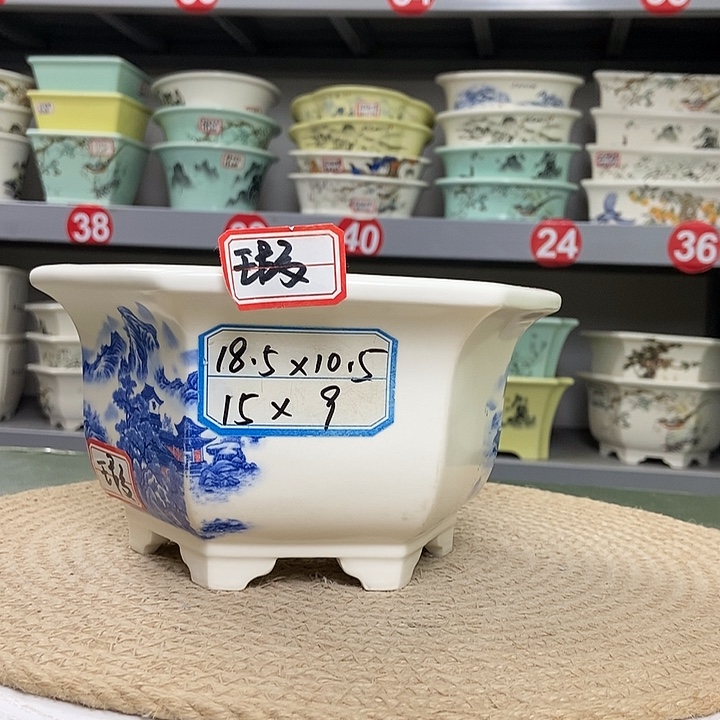 紫砂紫砂花盆5236