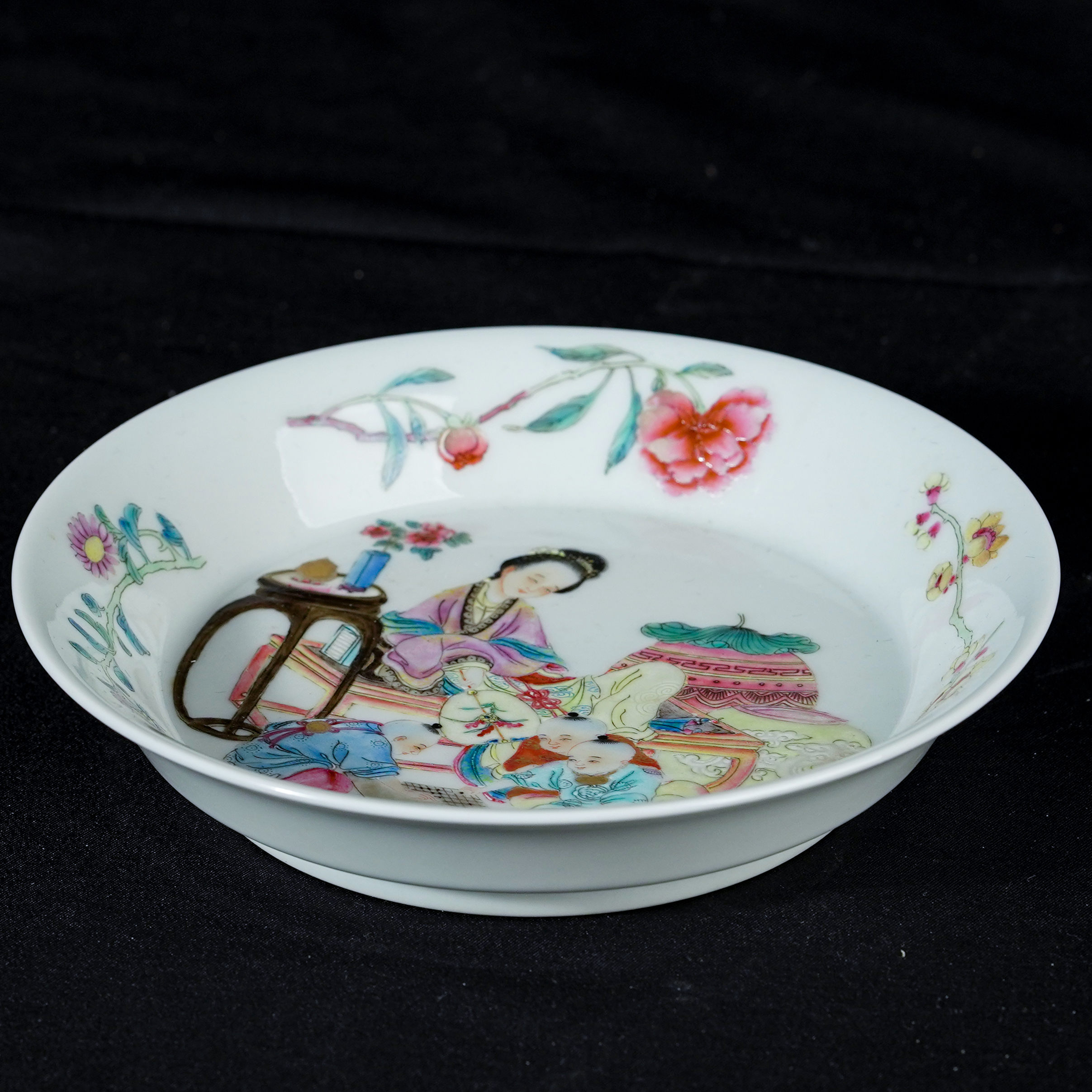 雍正时期粉彩小盘BZYDQ00401