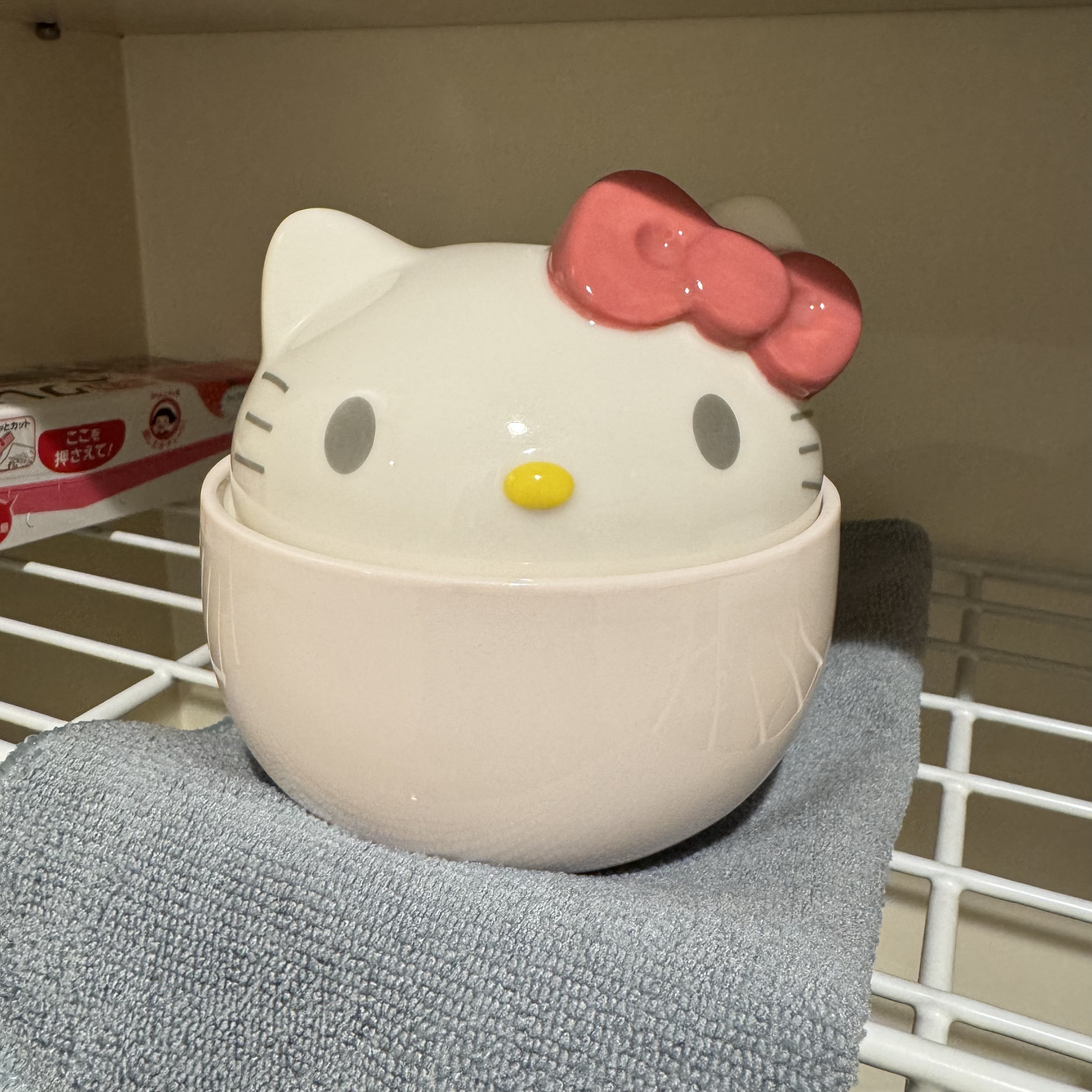 【大阪限定】Hello Kitty 粉色Kitty头 碗 周边