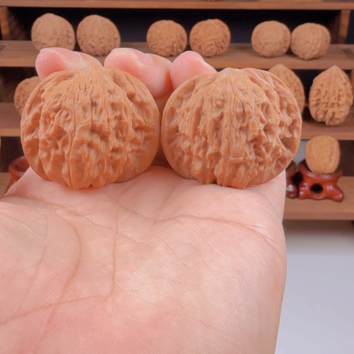 无***…手串文玩核桃磨盘42/38.5/35