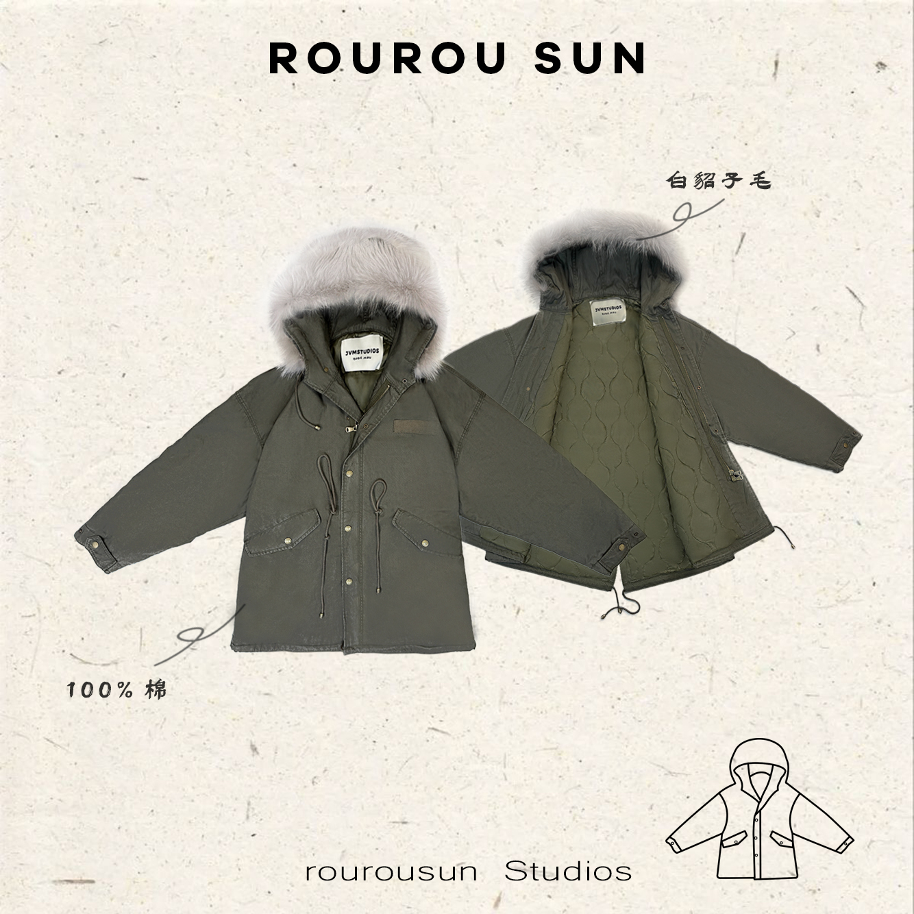 29736冬款女装复古水洗百搭做旧宽松连帽牛仔外套