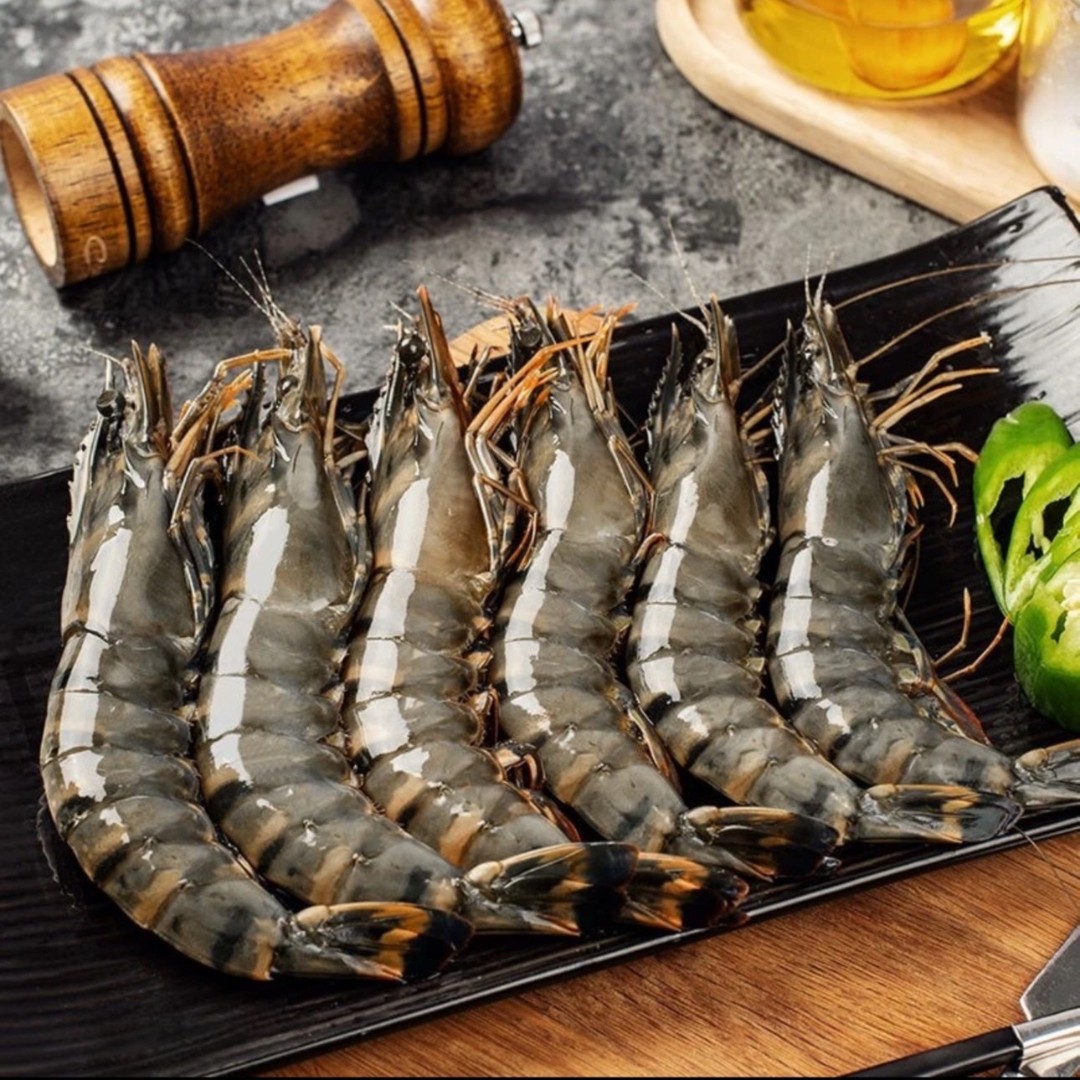 Y精品A级特大号黑虎虾3斤/盒 活虾速冻 10-13只左右/斤