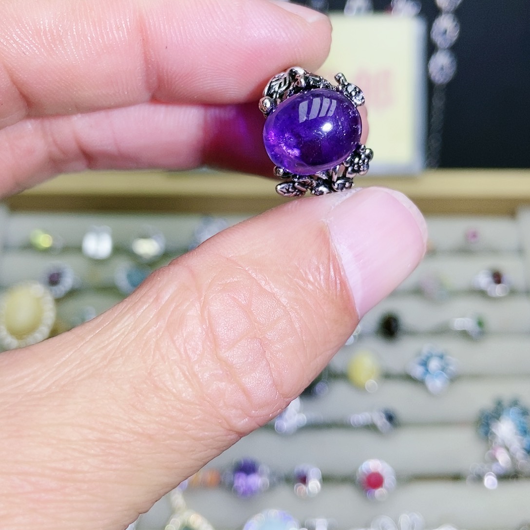 【闪购商品】未镶嵌戒指紫晶