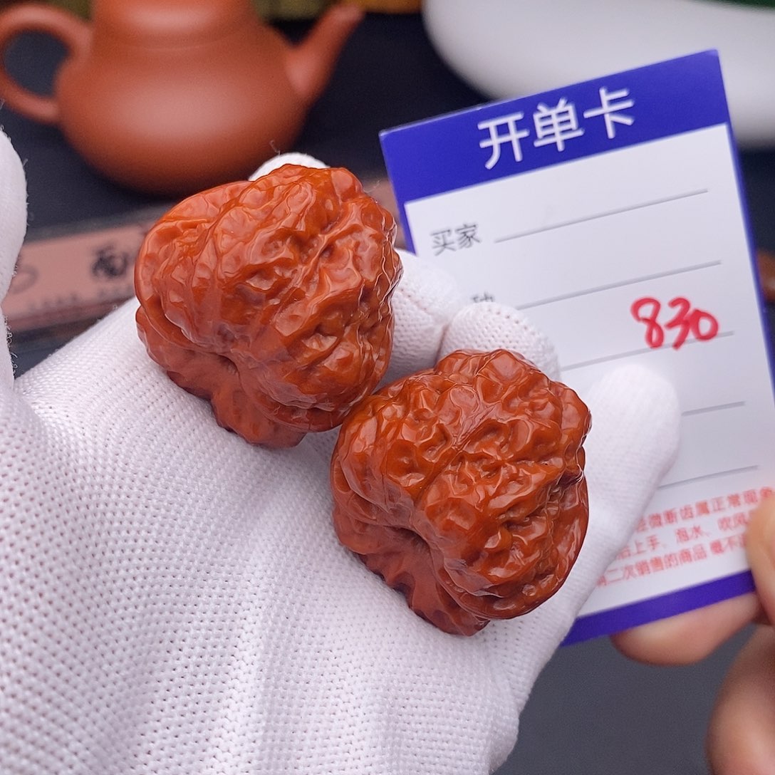 文玩核桃把件35蛤蟆头830