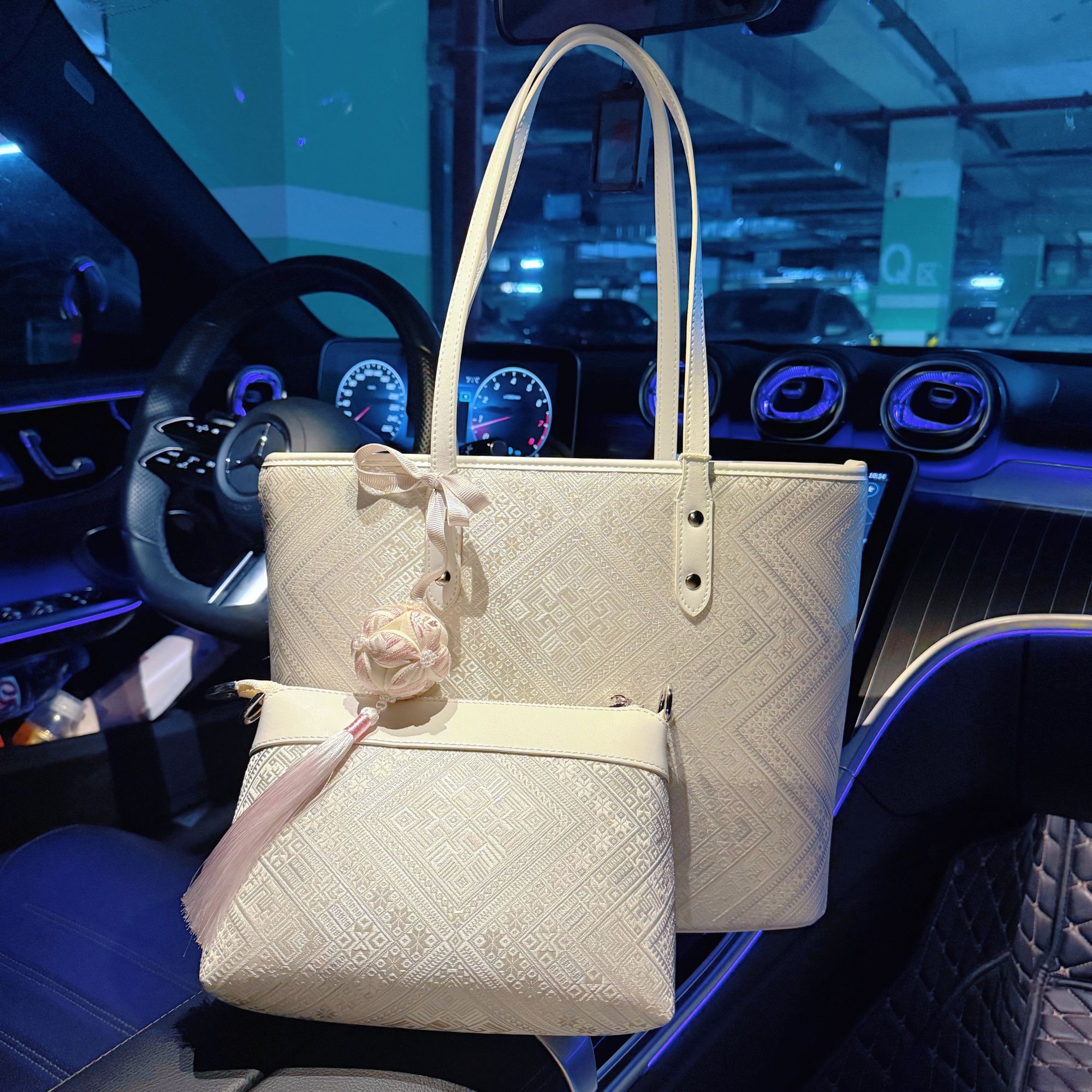 广西非遗壮锦包包大容量子母托特包上班通勤外出专用包2025新款包