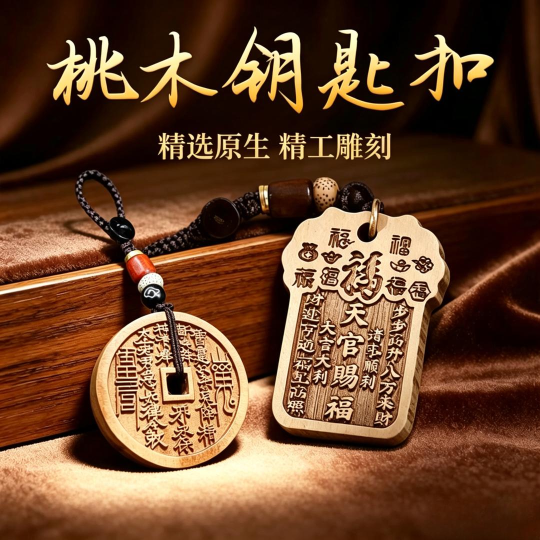 新款随身双灵钥匙扣挂件