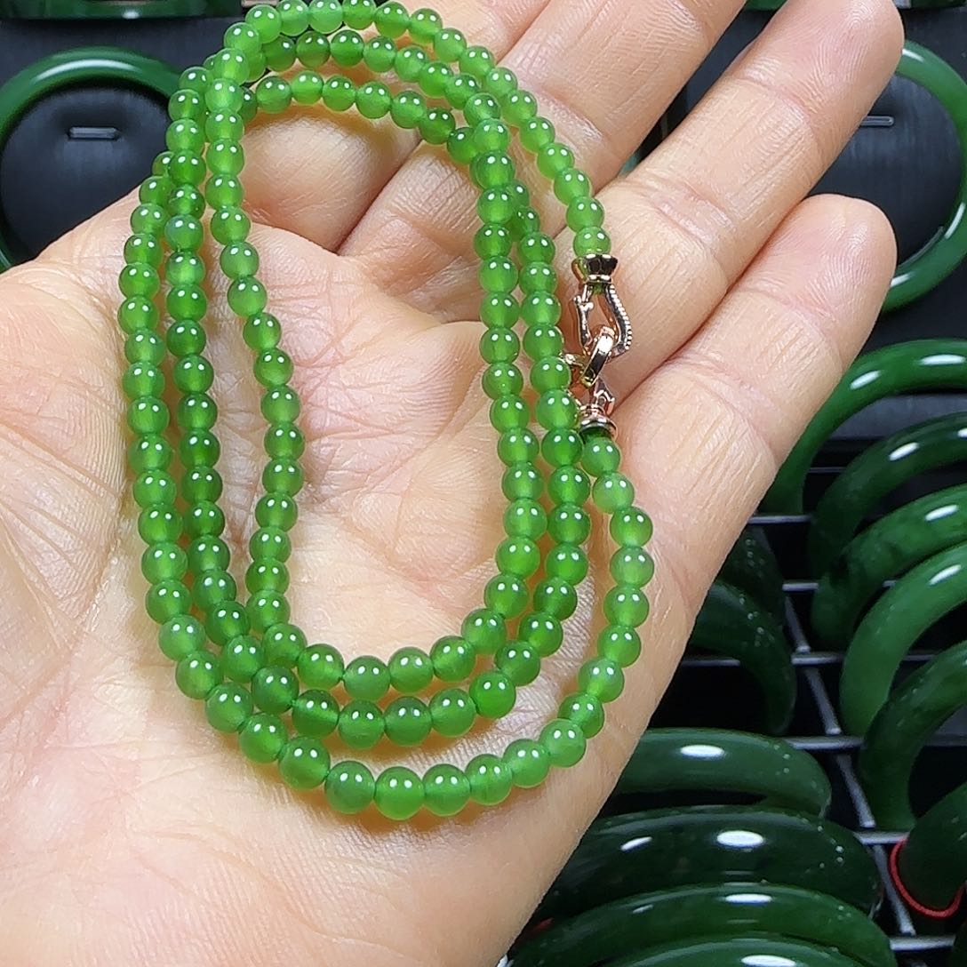 和田玉项链未镶嵌爱*