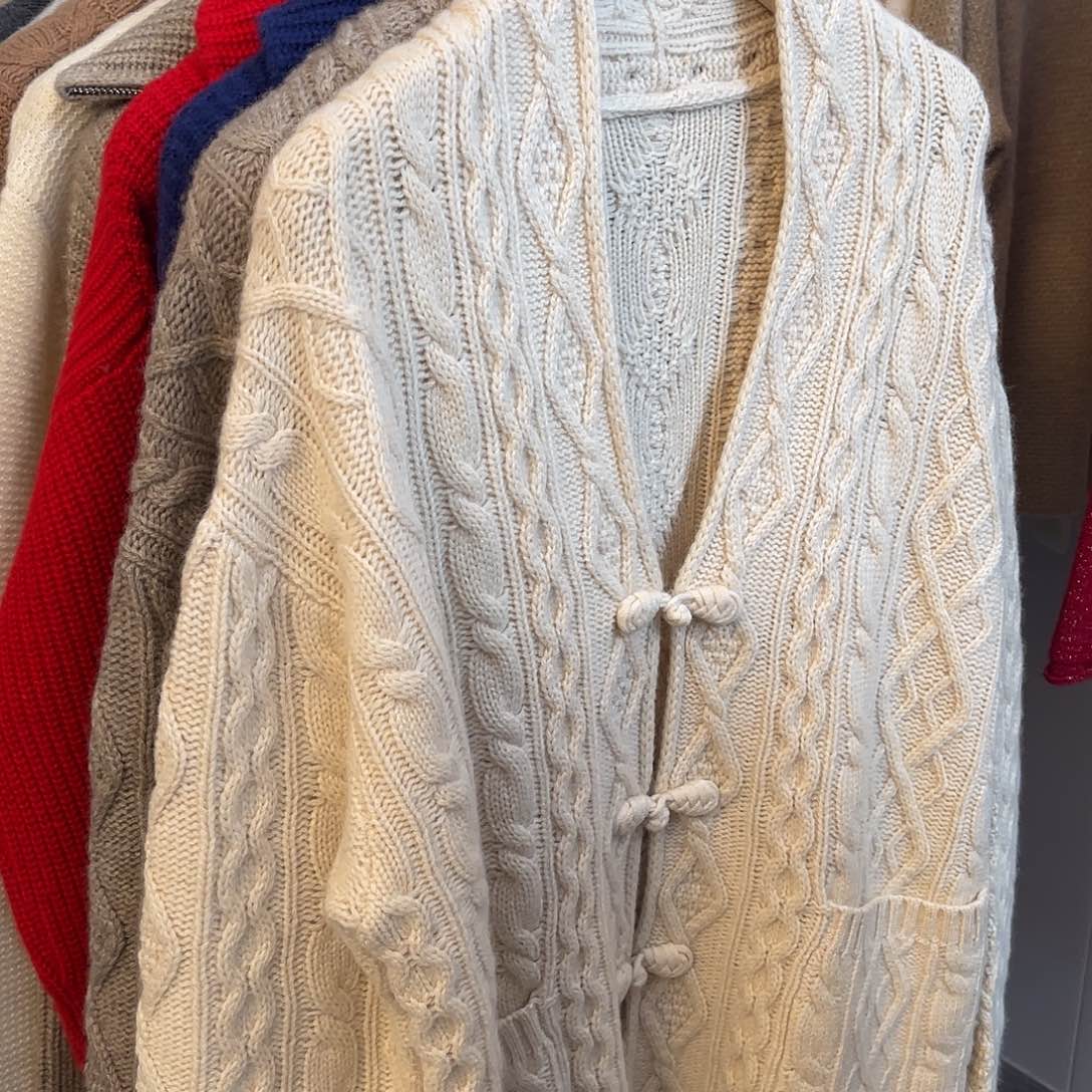 重工 国风 盘扣 羊绒 开衫