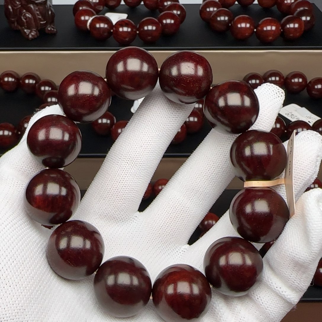 小叶紫檀手串/手链原生态印度小叶紫檀2.0鳞树头瘤疤