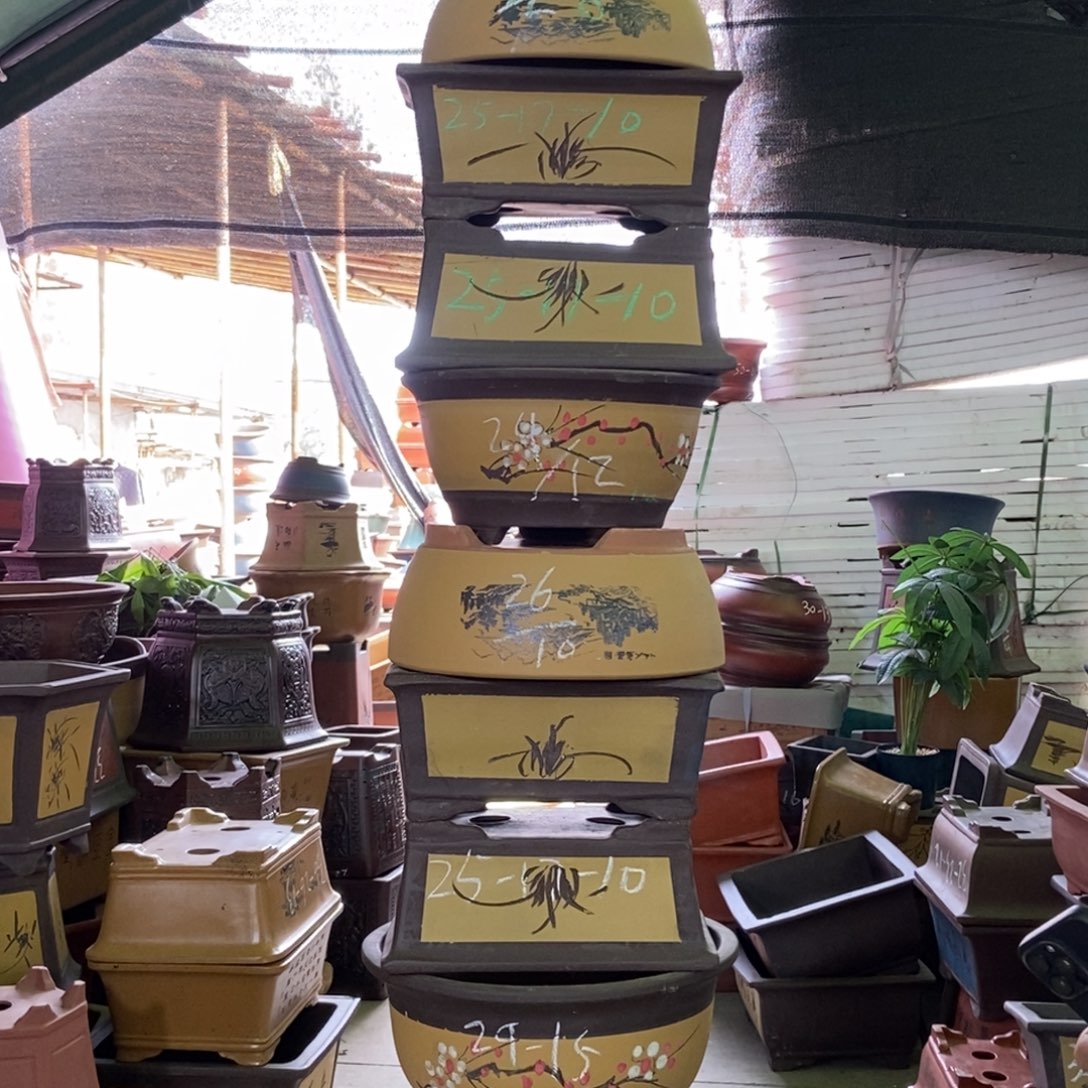 紫砂花盆紫砂紫砂