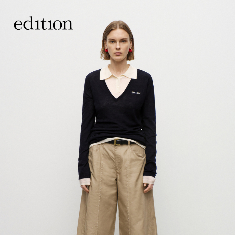 【商场同款】edition两件套绵羊毛针织衫#EBD3SWT011