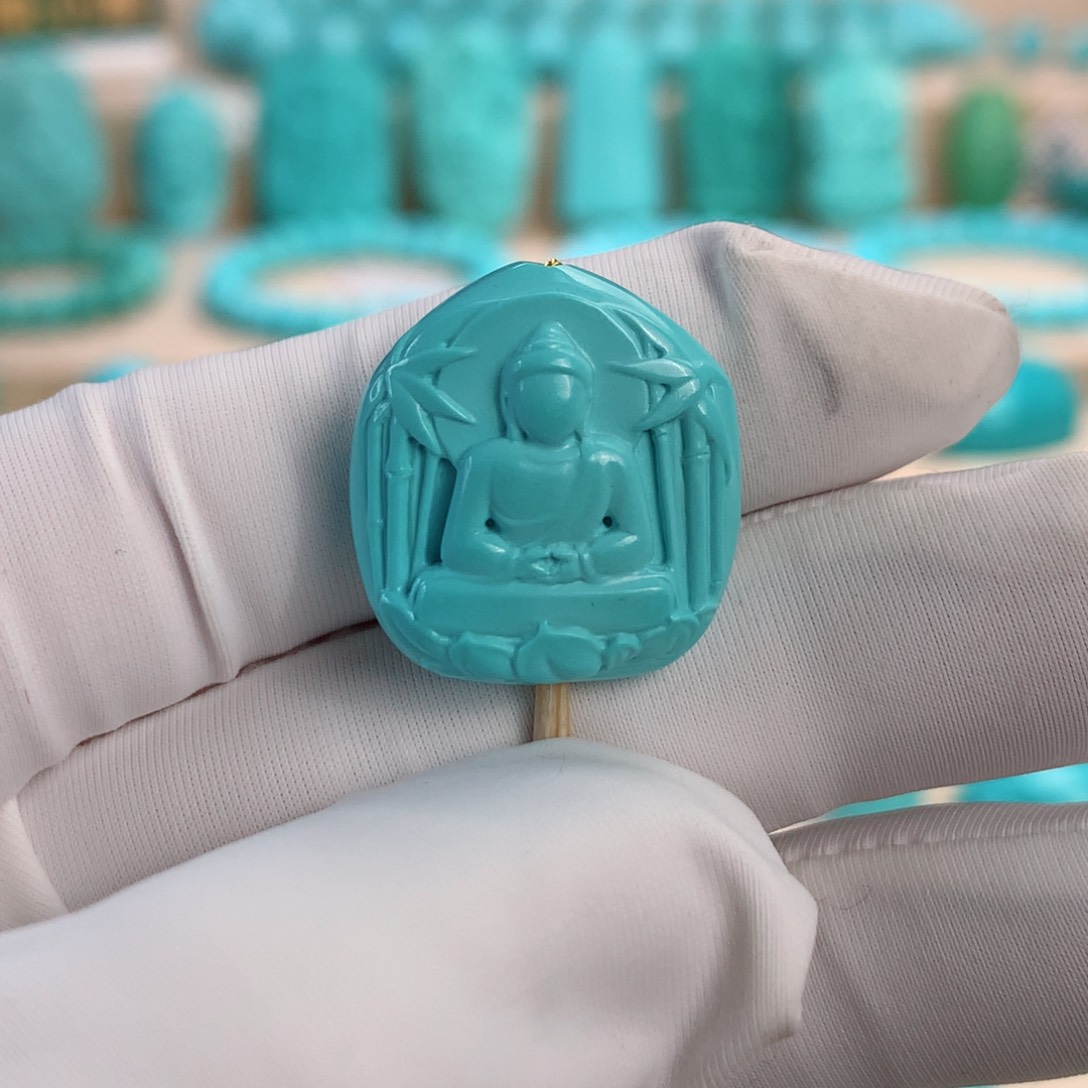 绿松石挂件未镶嵌