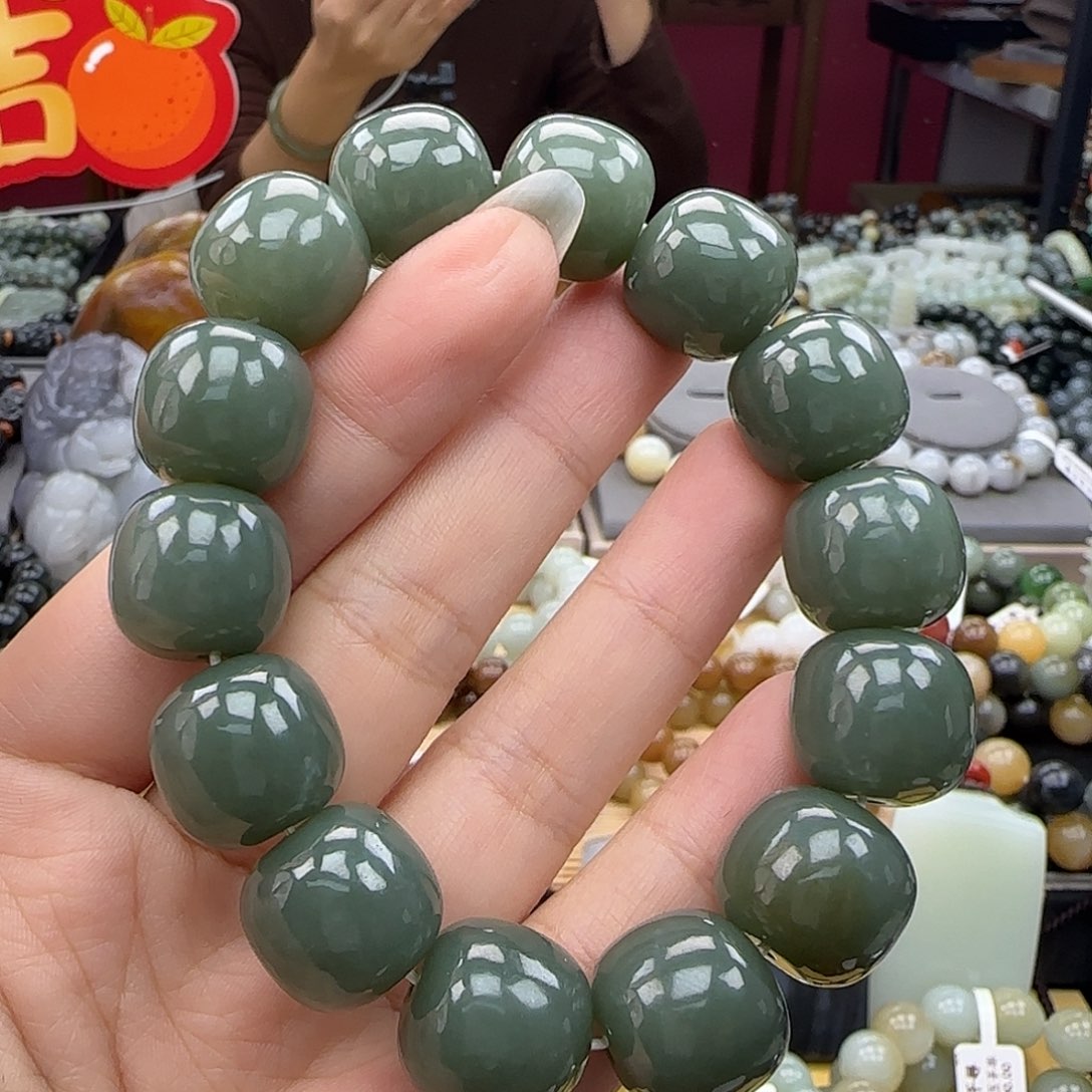 和田玉手链未镶嵌