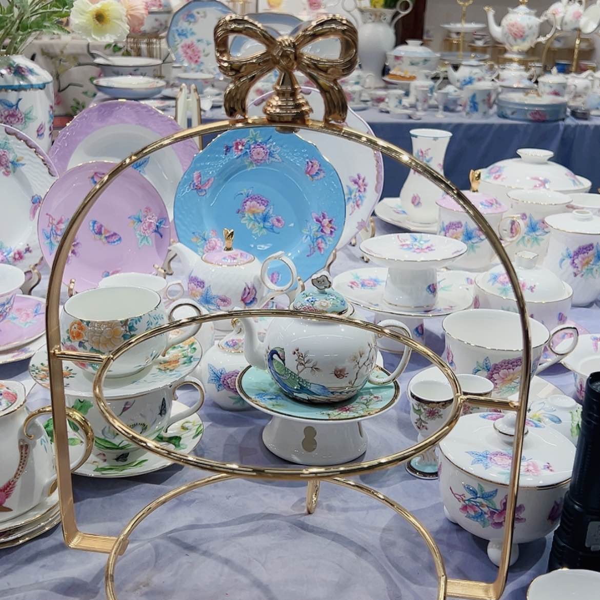 【闪购商品】骨瓷单架子双层