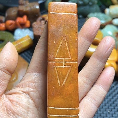 白玉菩提吊坠摆件