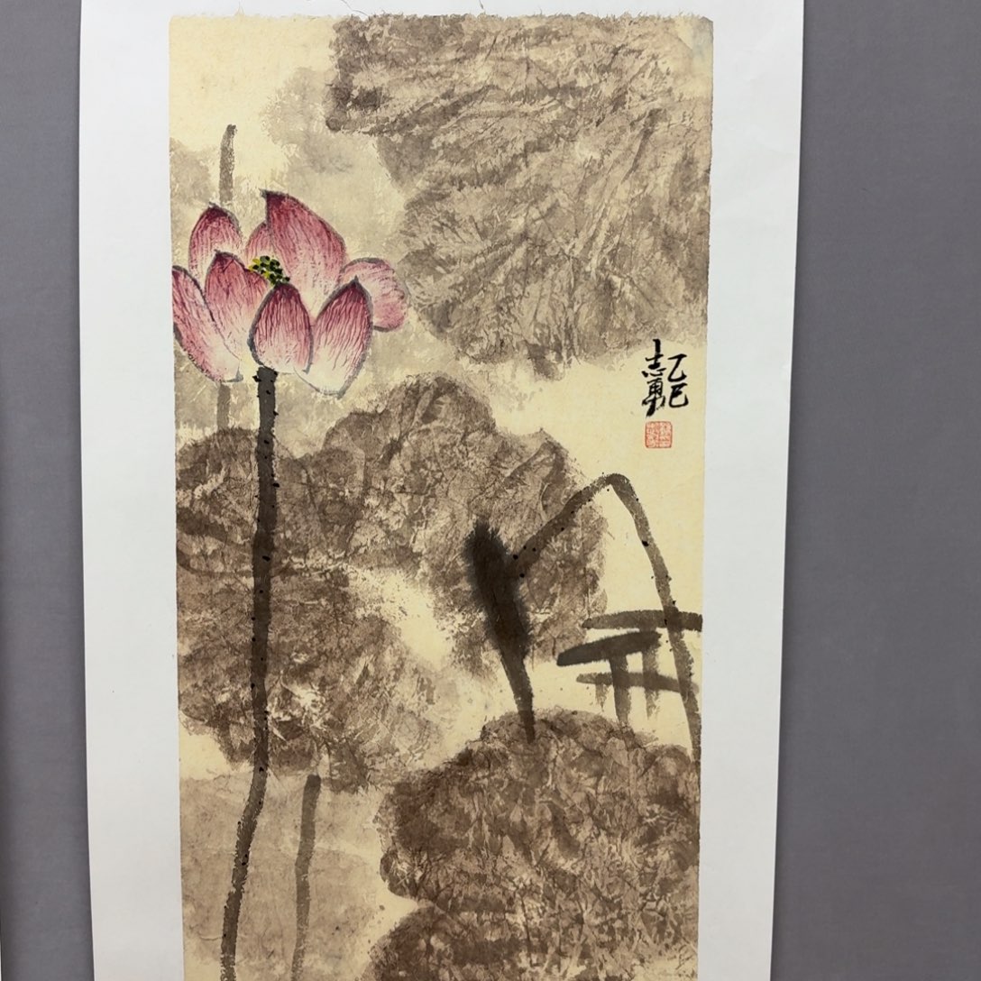 国画艺术家真人手绘