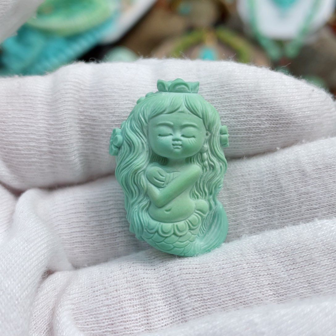 绿松石珠宝奇石未镶嵌