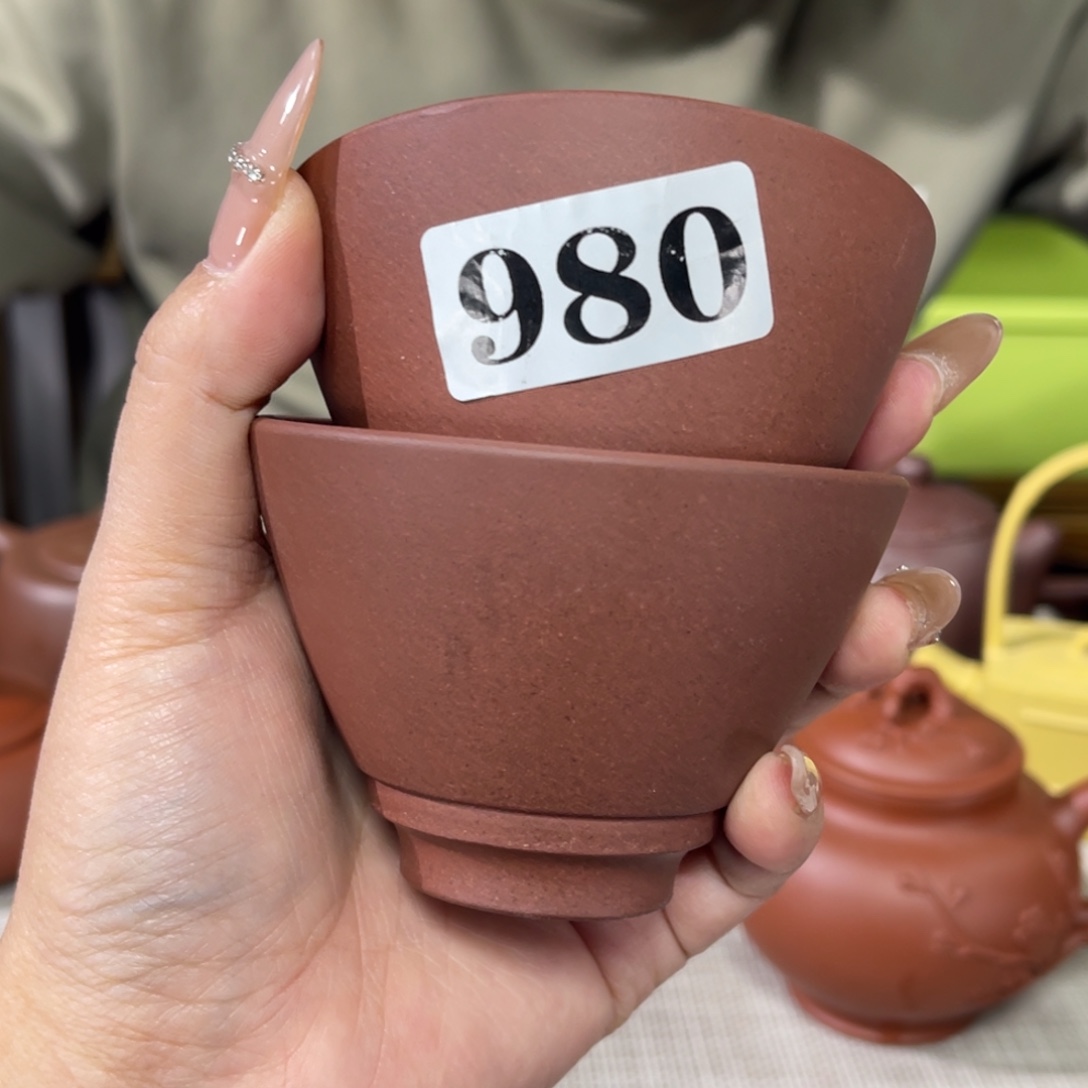 紫砂茶杯宜兴原矿紫砂精品