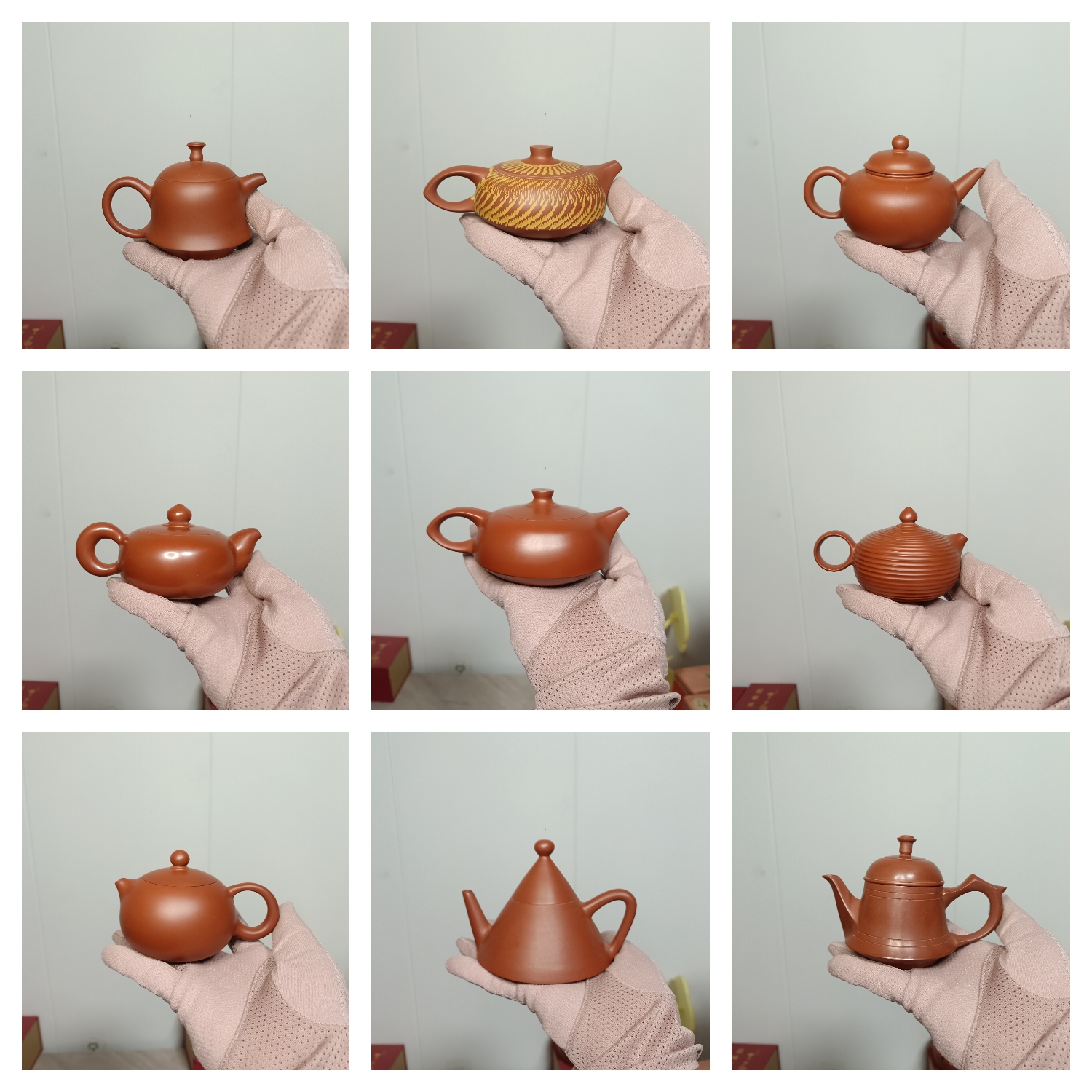 全手工潮州手拉壶微瑕特、价处理 性价比超高朱泥茶壶 水平壶