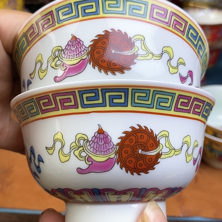 景德镇陶瓷藏式茶碗诺**沛