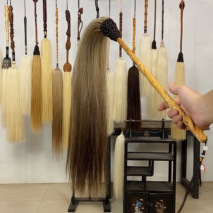 纯手工制作马尾拂尘