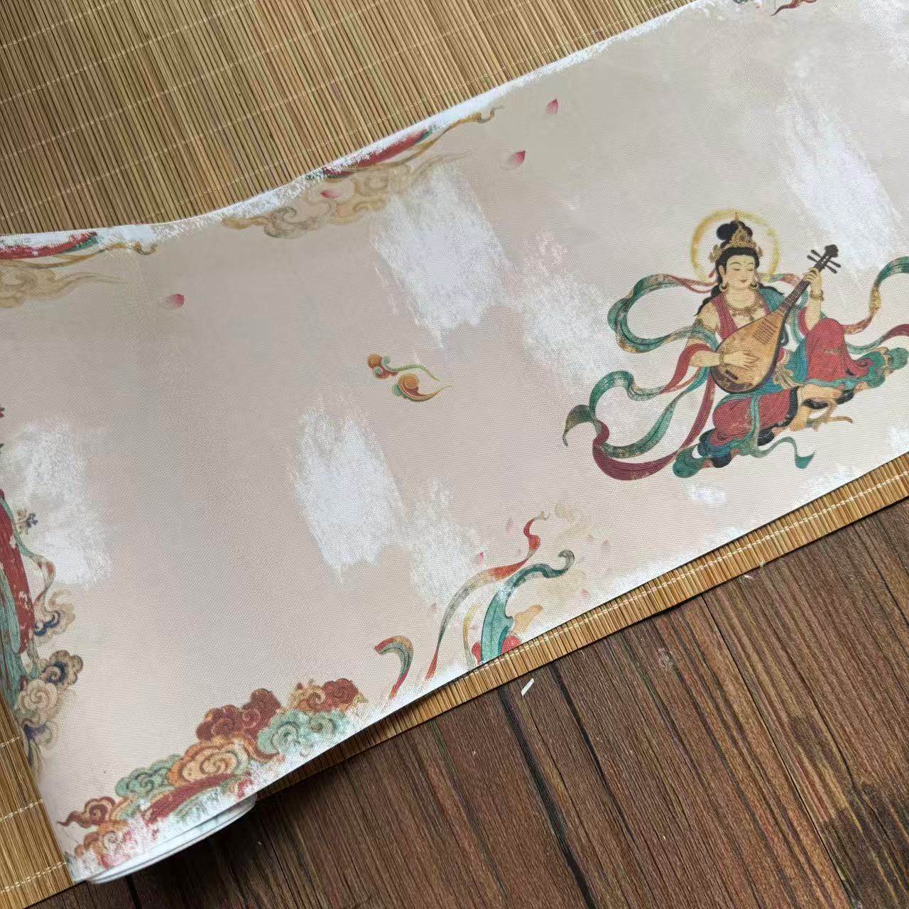 静德斋【是绢布】【神女绢布长卷】小楷行草书半生半熟作品宣纸